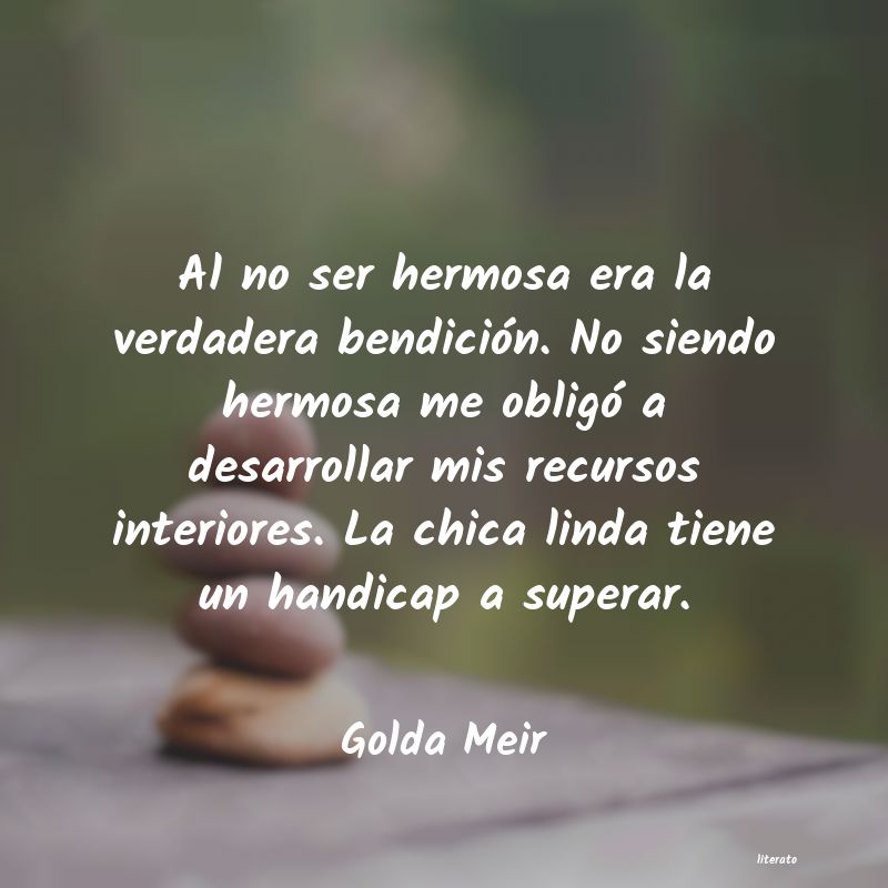 frases de Golda Meir