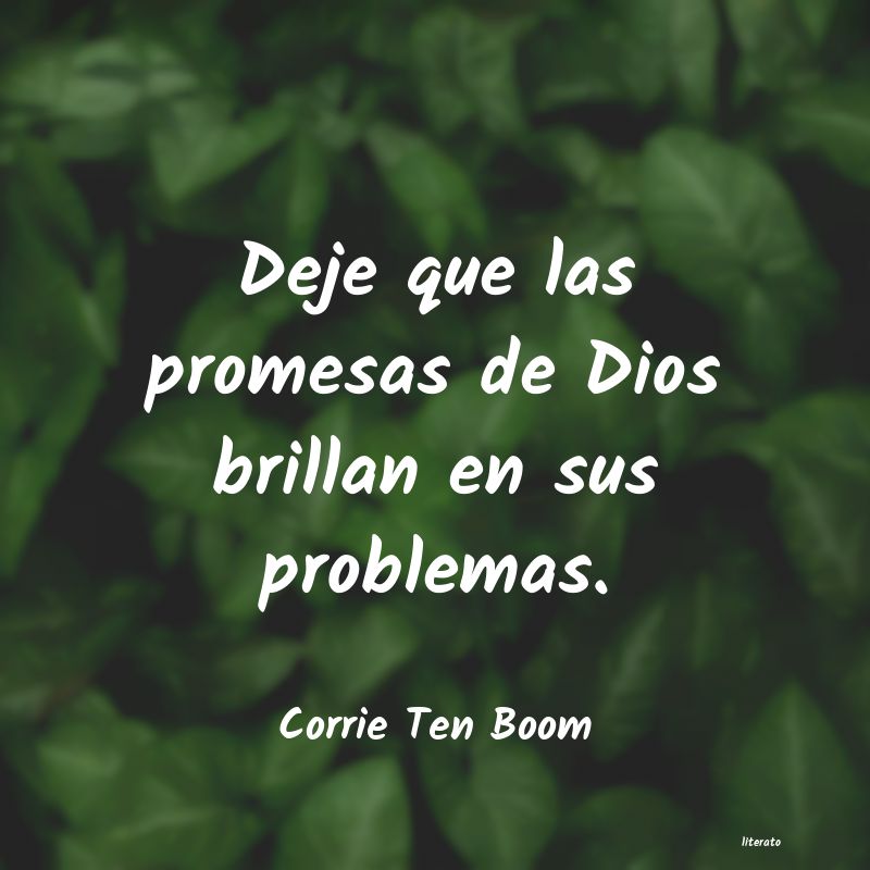 Frases de Corrie Ten Boom