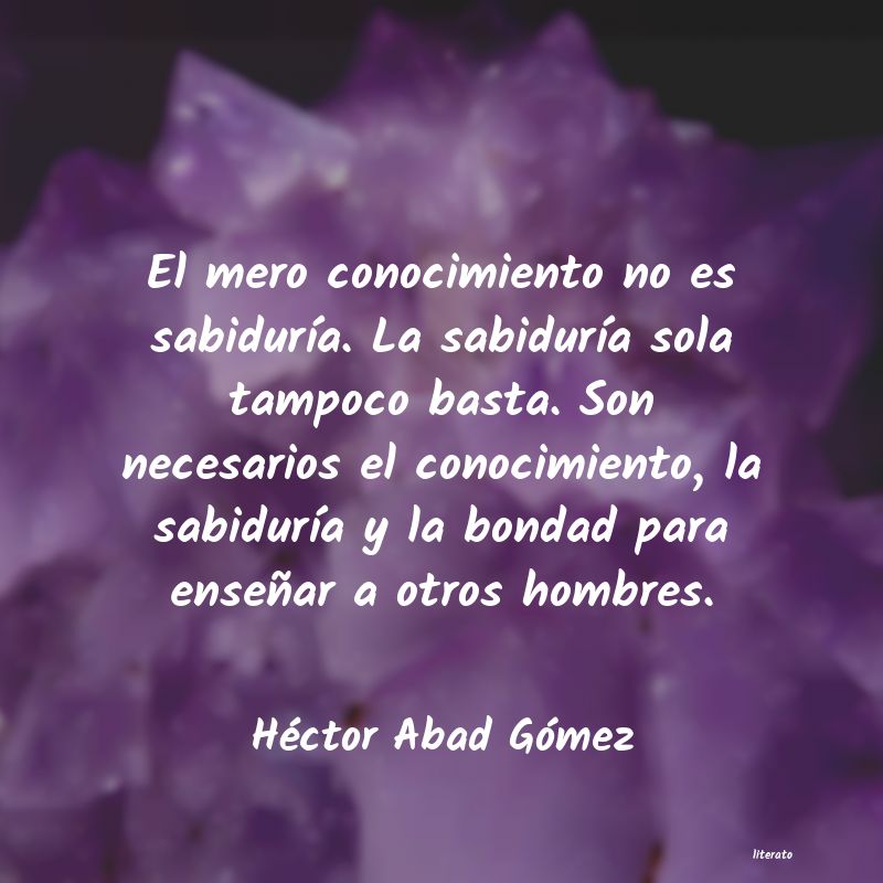 Frases de Héctor Abad Gómez