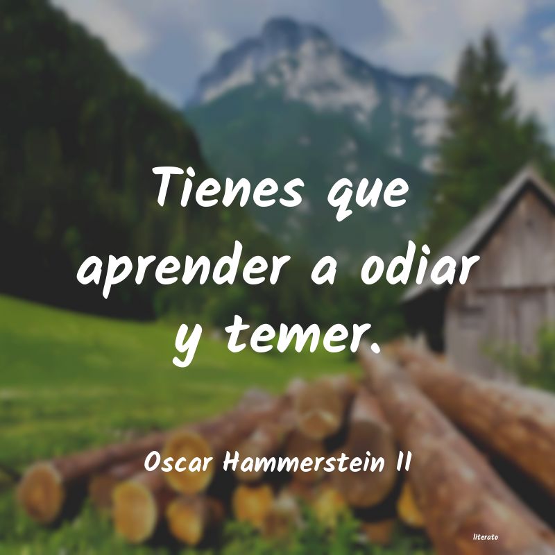 Frases de Oscar Hammerstein II