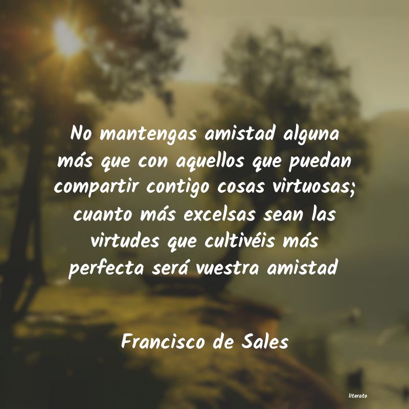 Frases de Francisco de Sales