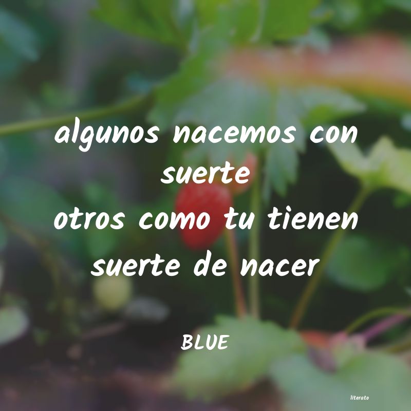 frases de BLUE
