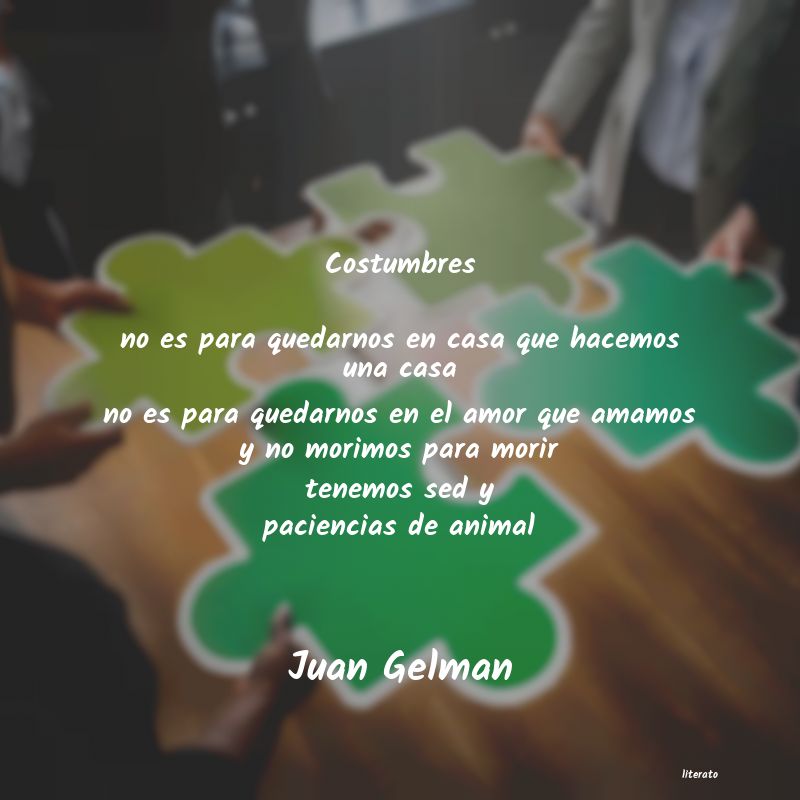 Frases de Juan Gelman