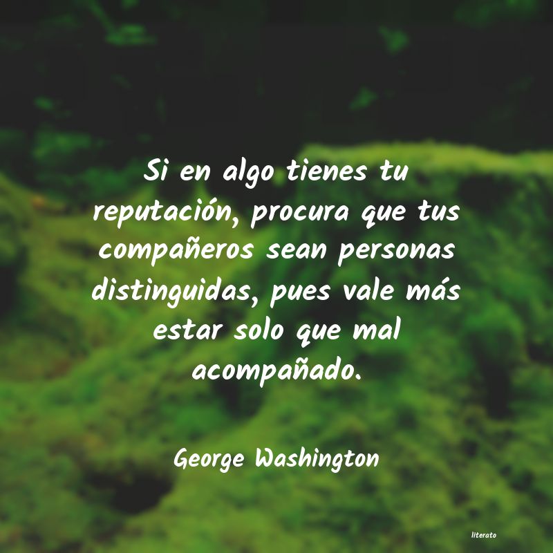 frases de George Washington