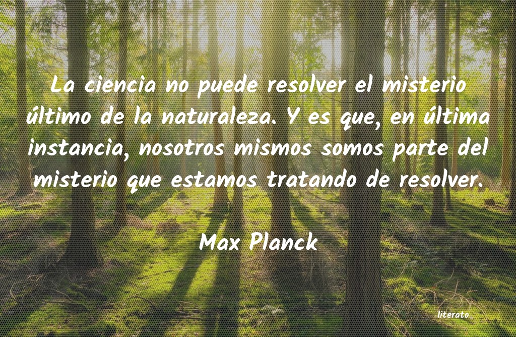 Frases de Max Planck