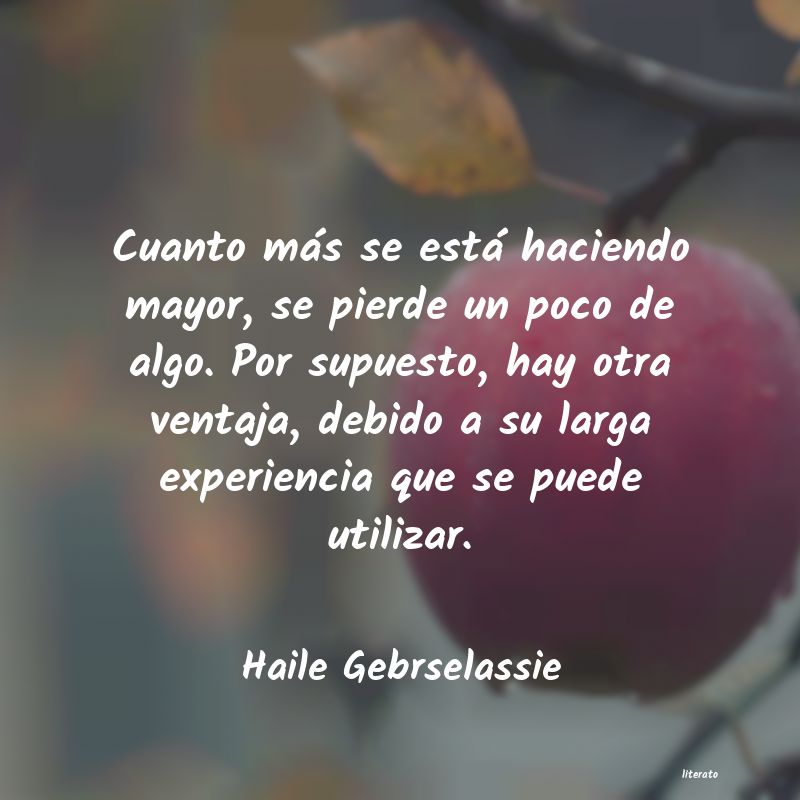 Frases de Haile Gebrselassie