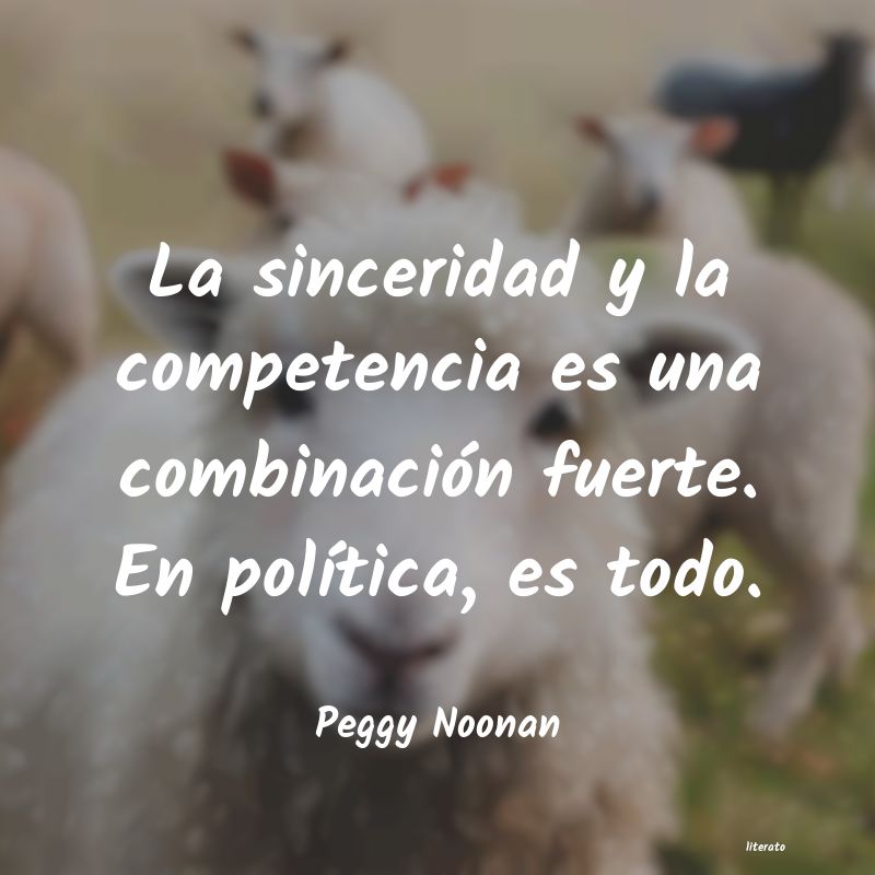 Frases de Peggy Noonan