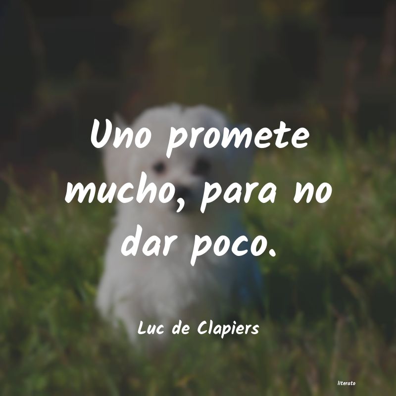 Frases de Luc de Clapiers