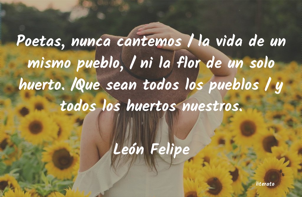 frases de León Felipe
