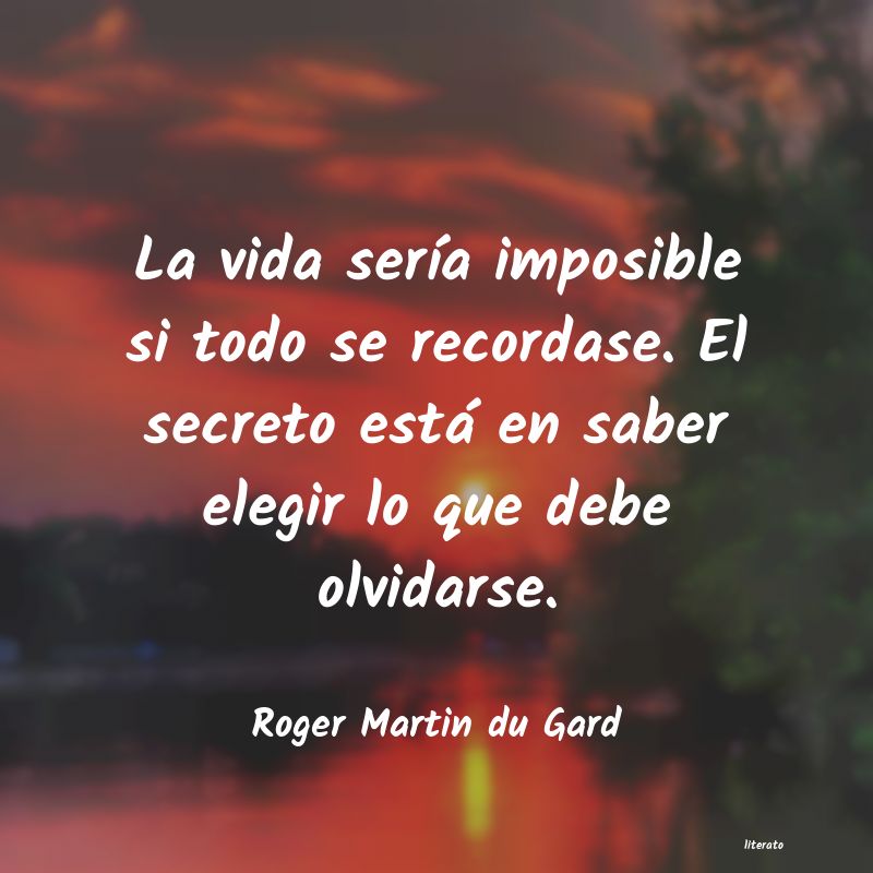 frases de Roger Martin du Gard