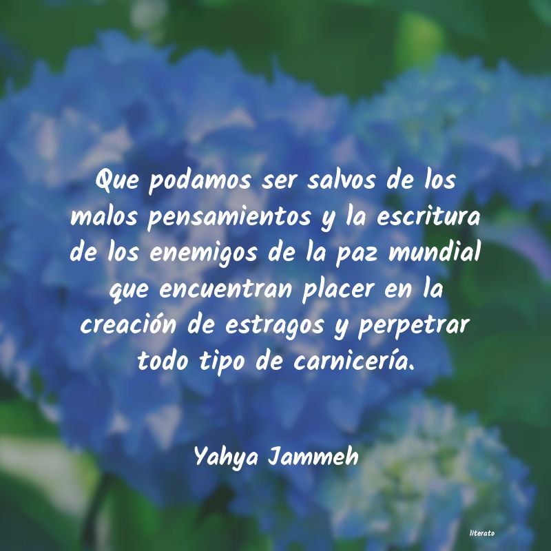 Frases de Yahya Jammeh