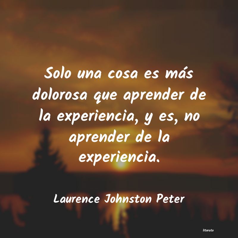 Frases de Laurence Johnston Peter