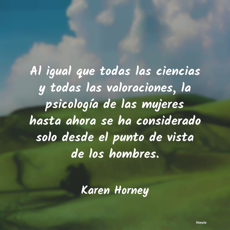 Frases de Karen Horney