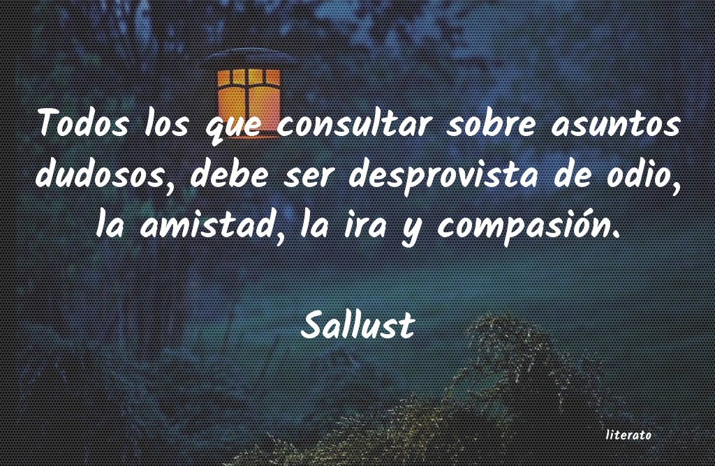 frases de Sallust