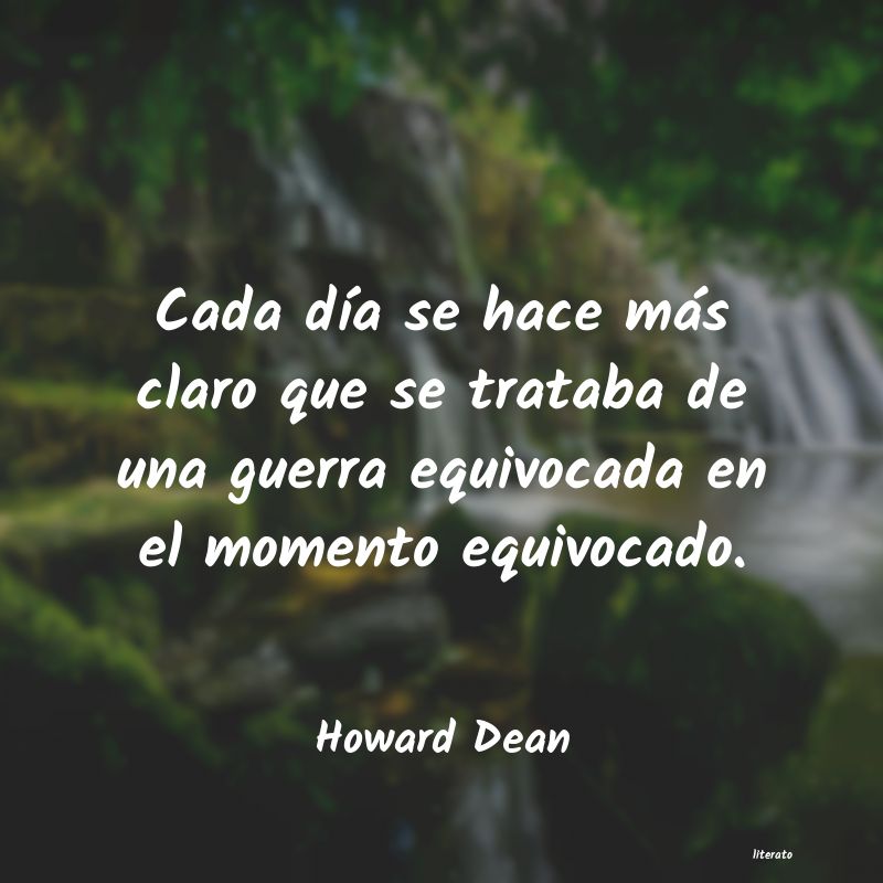 Frases de Howard Dean