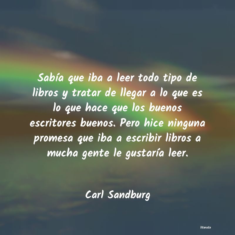 frases de Carl Sandburg