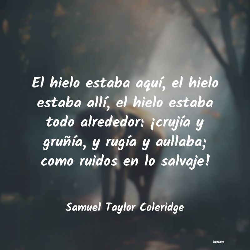 Frases de Samuel Taylor Coleridge