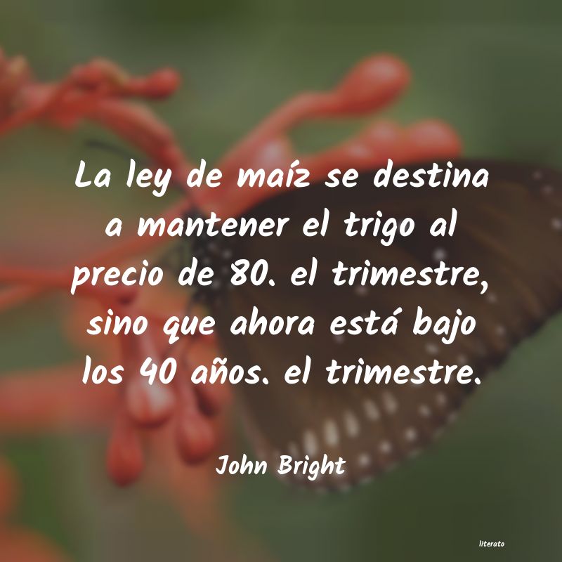 Frases de John Bright