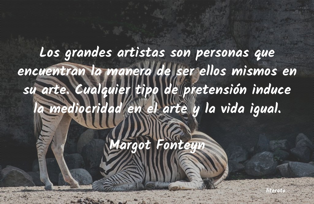 frases de Margot Fonteyn