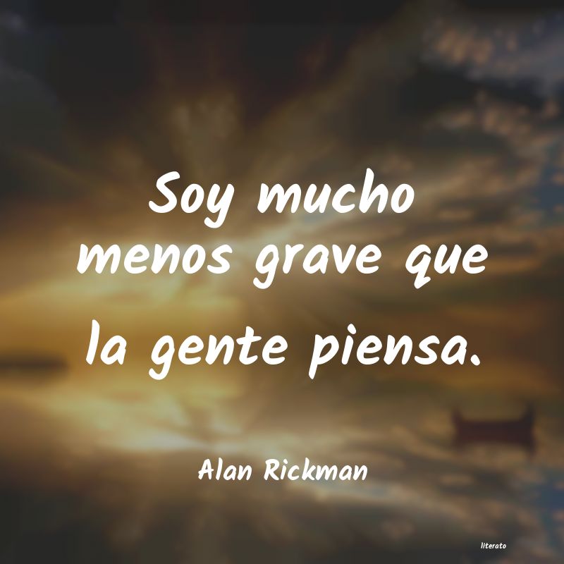 Frases de Alan Rickman