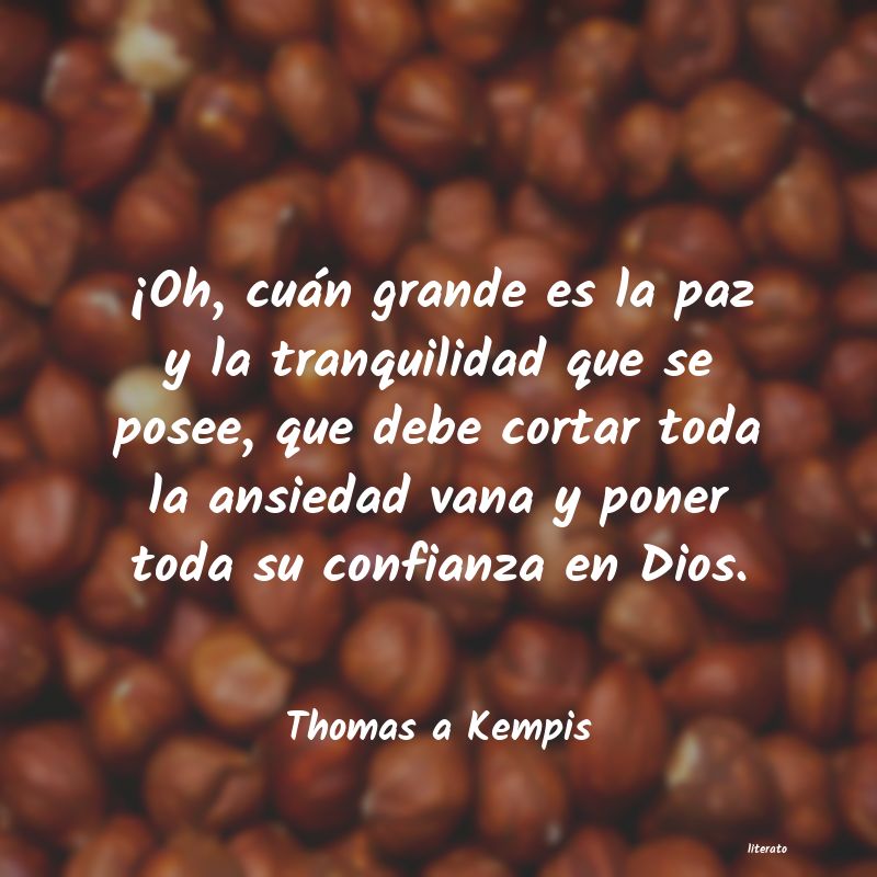 Frases de Thomas a Kempis