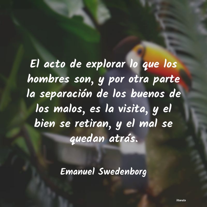 Frases de Emanuel Swedenborg