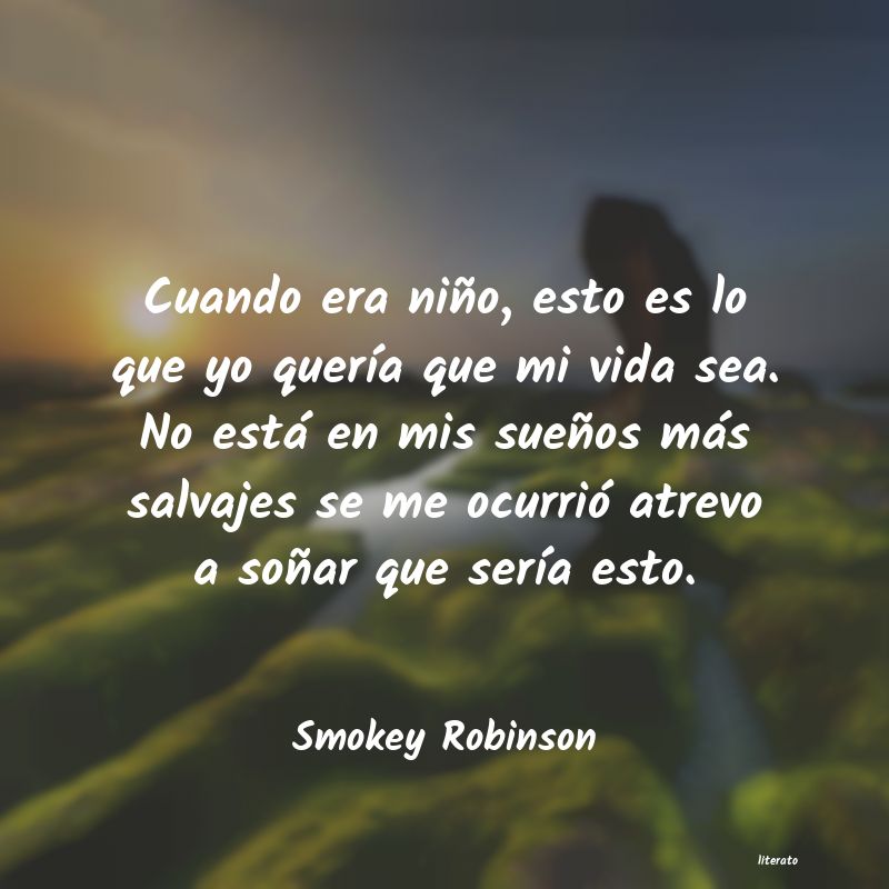 Frases de Smokey Robinson