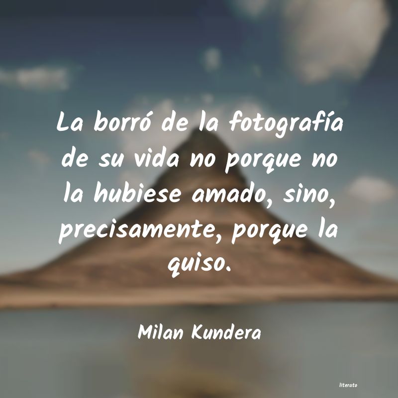frases de Milan Kundera