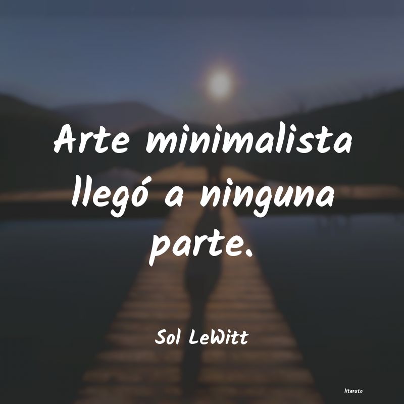 frases de Sol LeWitt