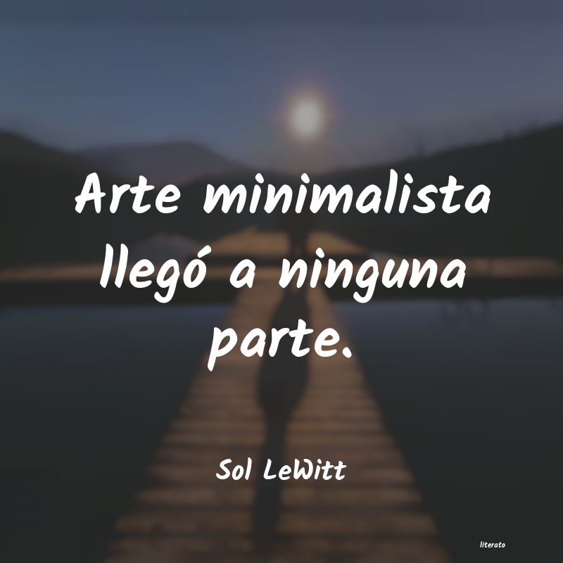 Frases de Sol LeWitt