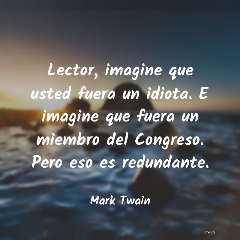 frases de Mark Twain