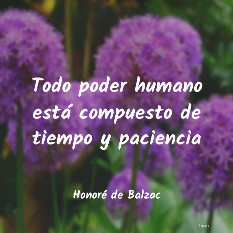 Frases de Honoré de Balzac