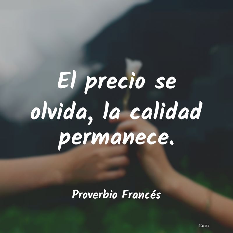 Frases de Proverbio Francés