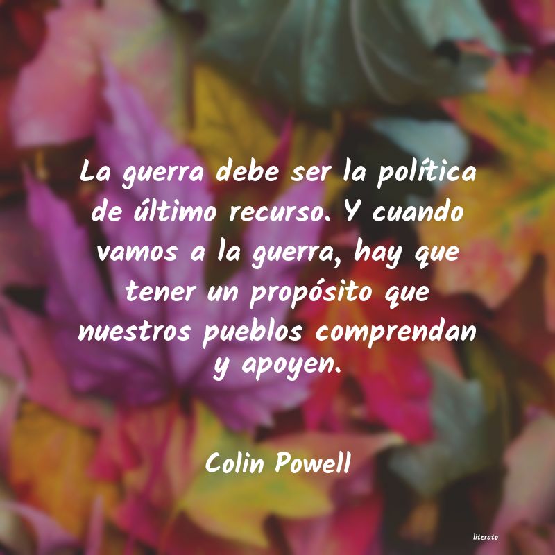 Frases de Colin Powell