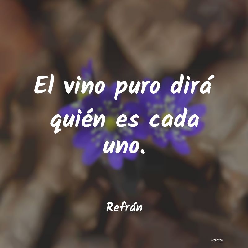 Frases de Refrán