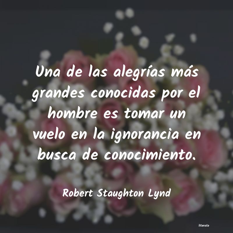 Frases de Robert Staughton Lynd