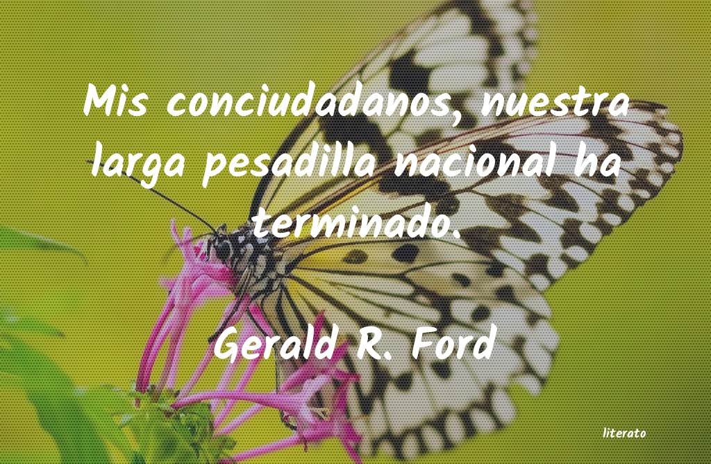 frases de Gerald R. Ford