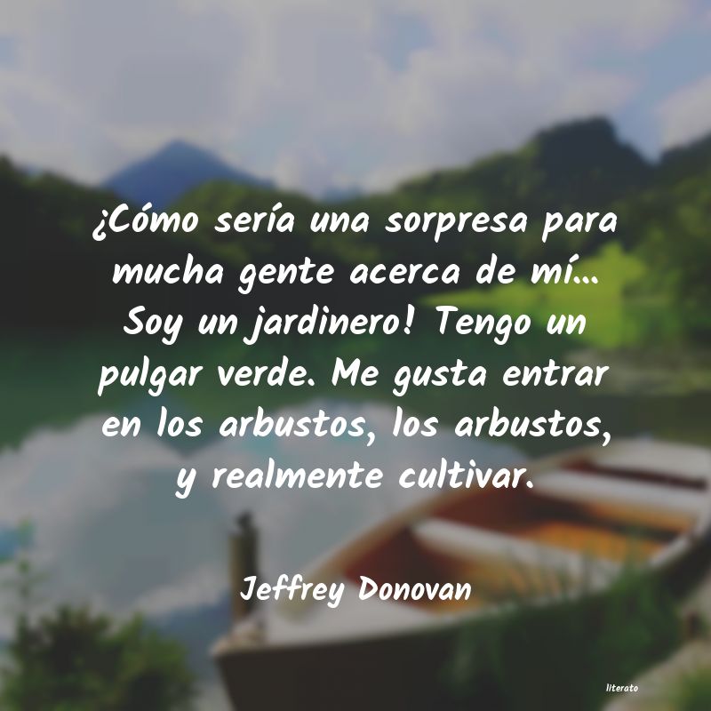 Frases de Jeffrey Donovan