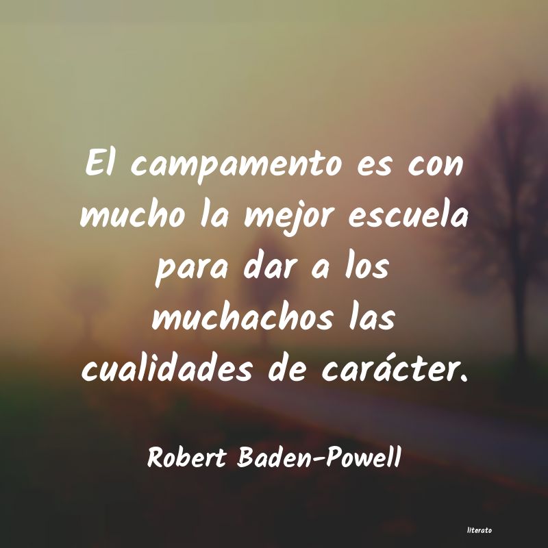 Frases de Robert Baden-Powell