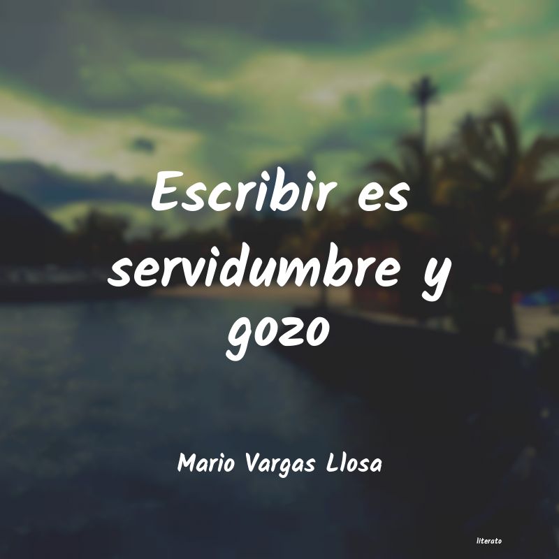 Frases de Mario Vargas Llosa