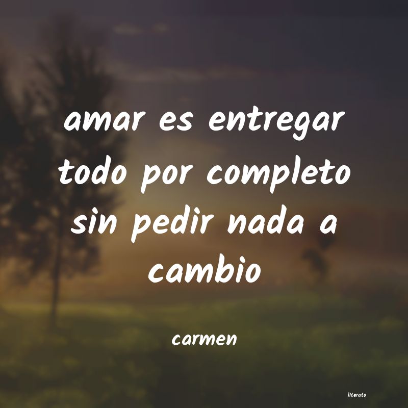 Frases de carmen