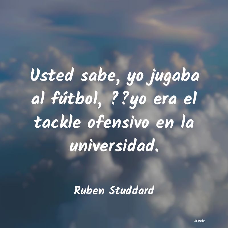 frases de Ruben Studdard