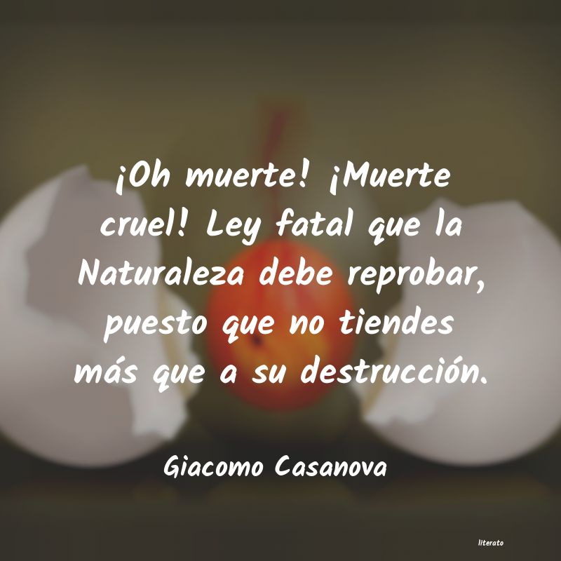 Frases de Giacomo Casanova