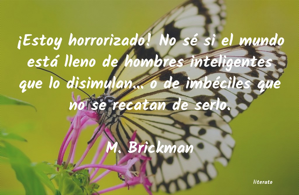 frases de M. Brickman