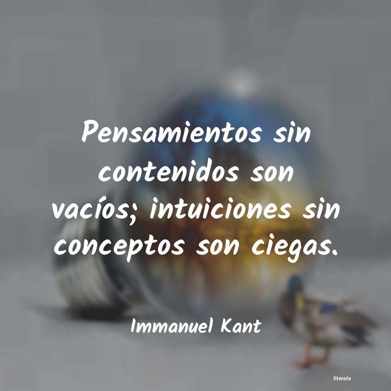 Frases de Immanuel Kant