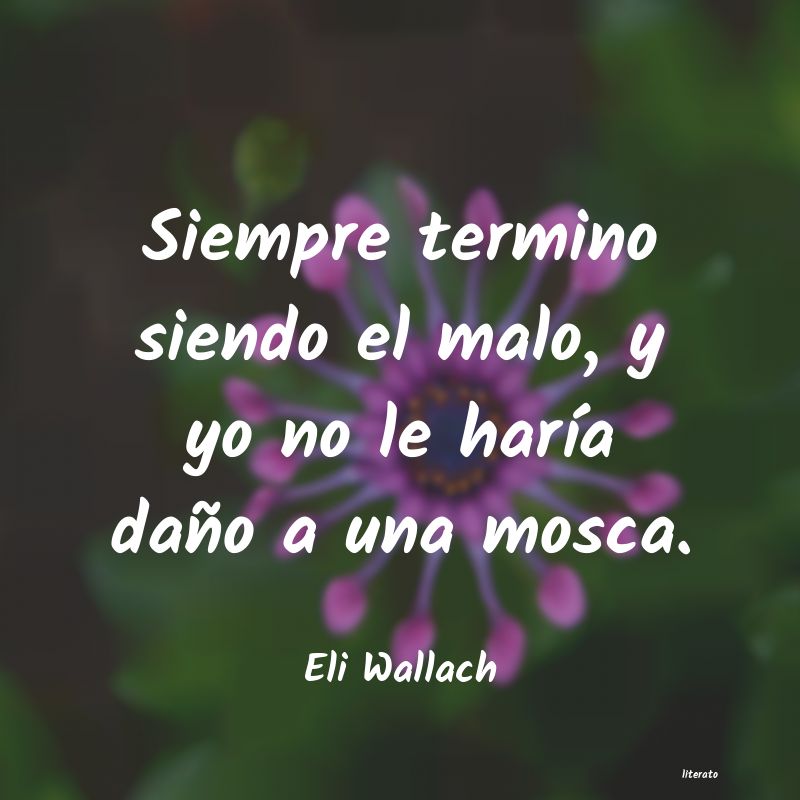 frases de Eli Wallach