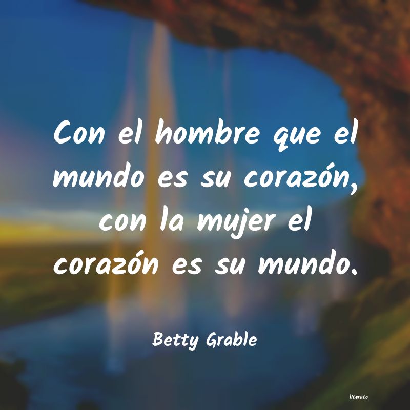 Frases de Betty Grable