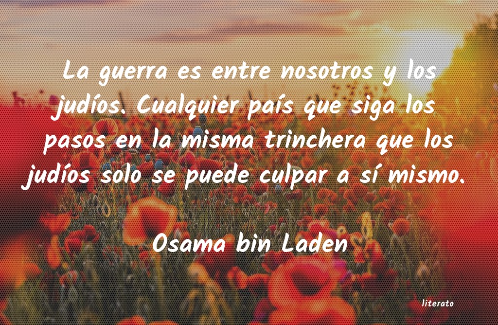 Frases de Osama bin Laden