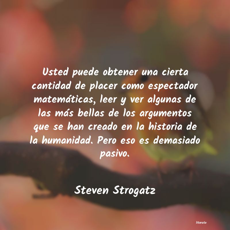 frases de Steven Strogatz