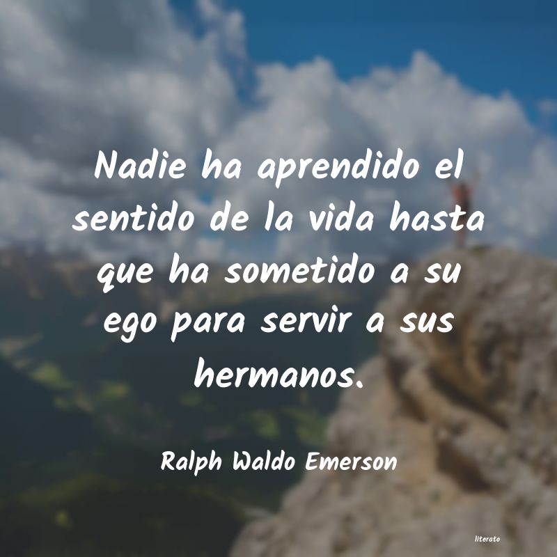 Frases de Ralph Waldo Emerson